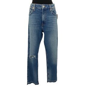 We The Free Distressed Straight Leg Jeans NWT Bin A9